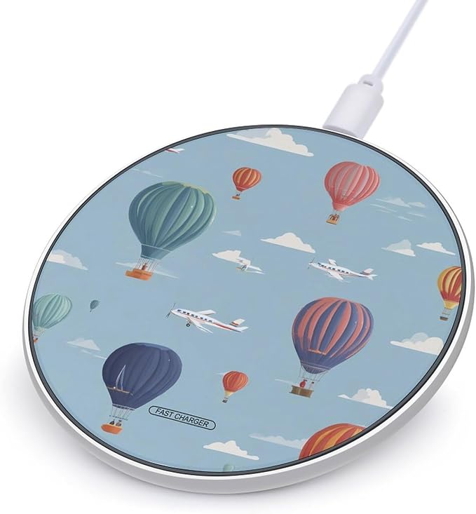 Aircraft Hot Air Balloon Wireless Charger Portable Charging Pad | LightweightAll Smartphone