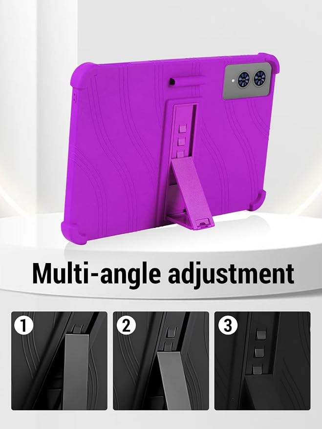 for TECLAST T65 13.4 inch Tablet Protective case Shockproof Lightweight Silicone Protective Cover with Stand Child-Friendly Protection Easy to Clean DesignBlack
