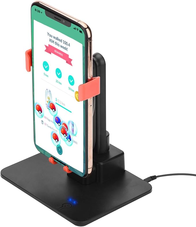 Adjustable Phone Swing Device Perfect for Hatching Eggs or Buddy Candy in Pokemon Go Compatible with iOS and Android