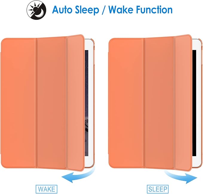 JETech Case for iPad Air 2 (2nd Generation) Smart Cover Auto Wake/Sleep (Blue)
