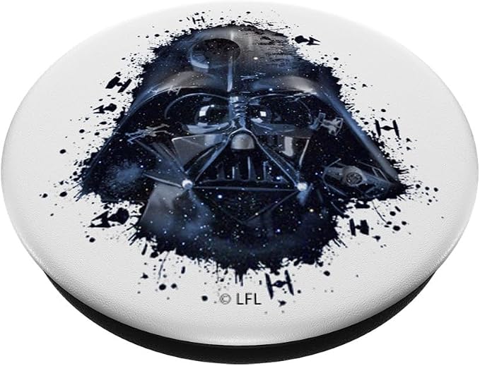 Star Wars Darth Vader Splatter Galaxy Helmet PopSockets Adhesive PopGrip