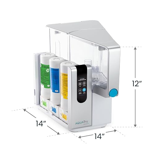 AquaTru Classic Countertop Water Purifier | Certified 4-Stage Reverse Osmosis