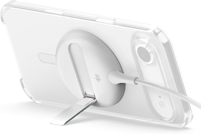 Scosche 25W Qi2 MagSafe Wireless Charger with Kickstand Magnetic Fast Wireless Charging Pad with 6ft USB-C Cable for Hands-Free Viewing Compatible with iPhone 17/16/15 Galaxy S26/25 Pixel 10