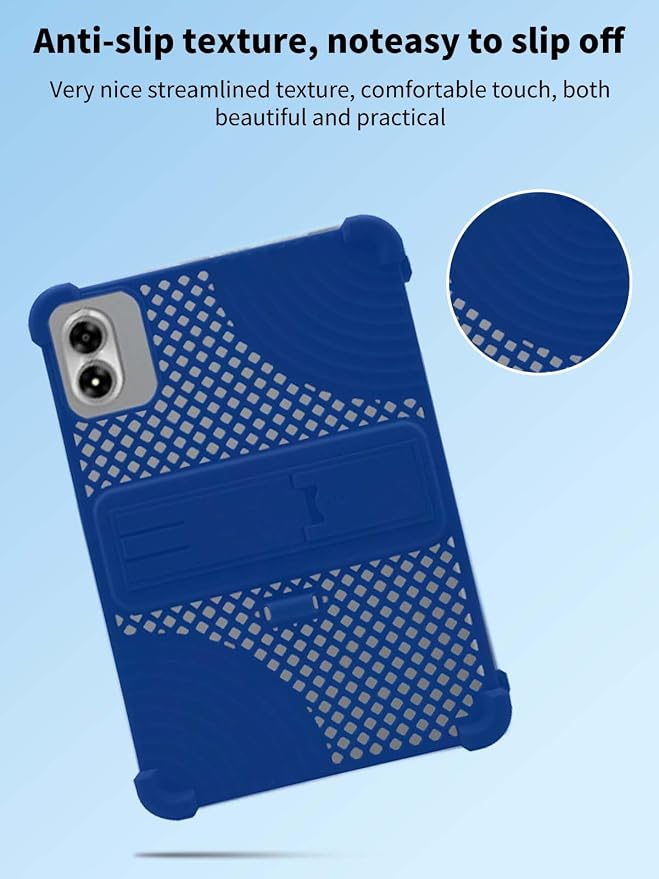 Case for UMIDIGI G1 Tab Tablet 10.1inchNOUKAJU Tablet Protection Case(with Pen)Adjustable BracketSoft SiliconeSilicone Protection Cover for UMIDIGI G1 Tab(Blue)