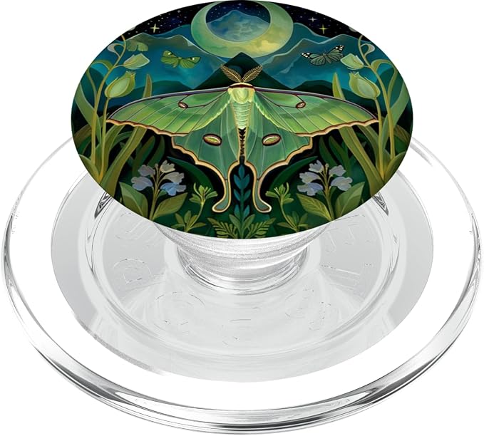 Luna Moth PopSockets Adhesive PopGrip