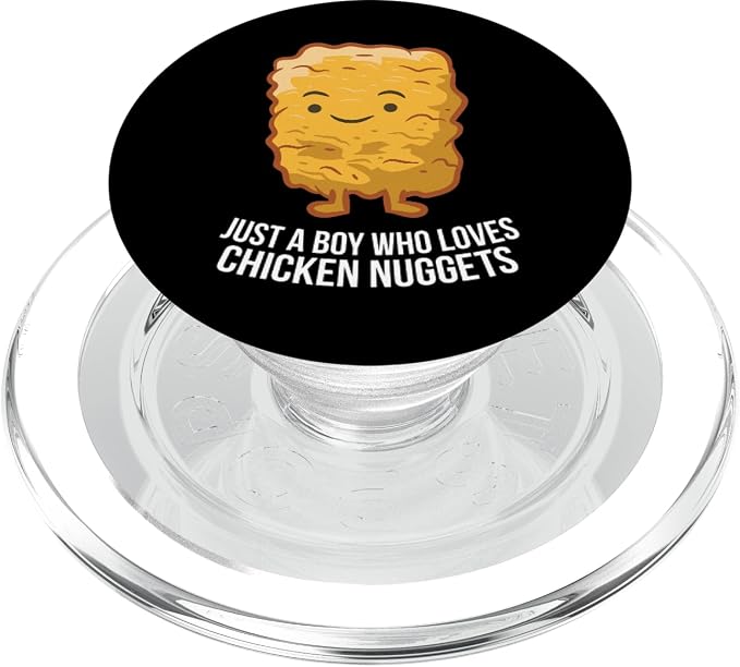 Chicken Nuggets Son Just A Boy Who Loves Chicken Nuggets PopSockets Adhesive PopGrip