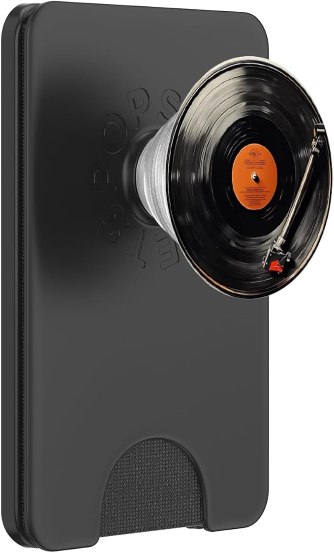 Vinyl Record Player Vinyl Collector Retro Music Lover PopSockets Adhesive PopGrip