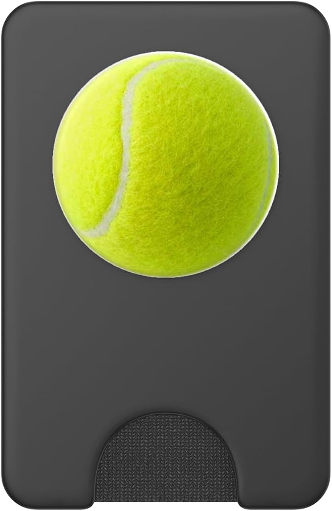 Tennis Ball Black PopSockets Adhesive PopGrip