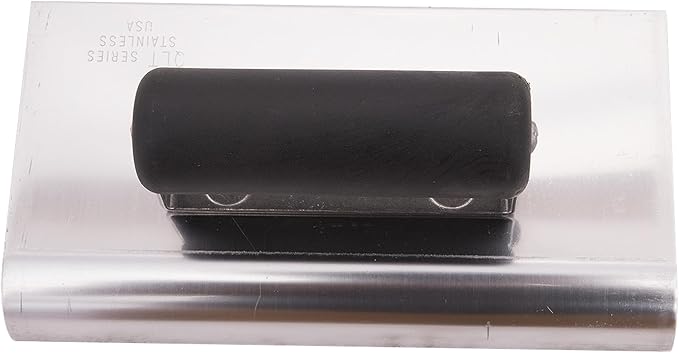 MARSHALLTOWN QLT Stainless Steel Hand Edgers, Plastic Handle Material, 152mm Width, 203mm Length, 6mm Radius, 10mm Lip, Made In The USA, CE522SP