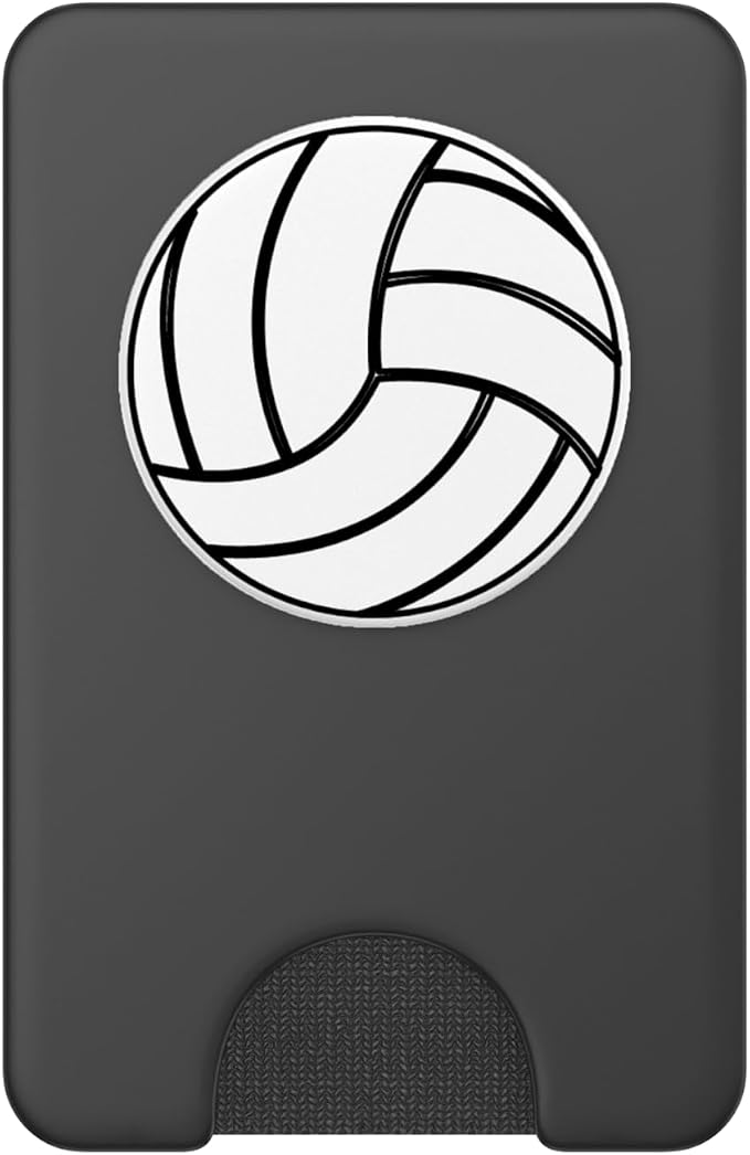 Volleyball White PopSockets Adhesive PopGrip