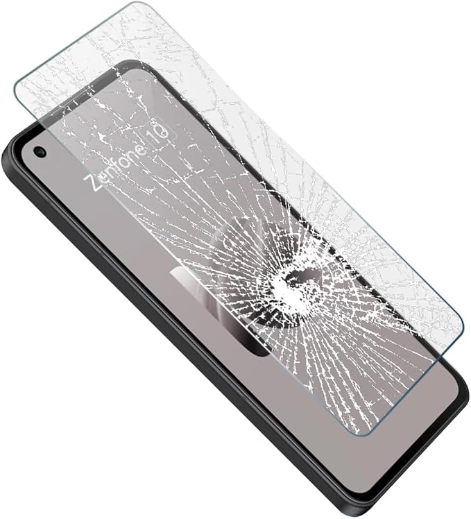 2Pcs Zenfone 10 Screen Protector Anti-Scratch 9H HD Clear No-Bubble Tempered Glass Screen Protector Protective Film For A S U S Zenfone 10
