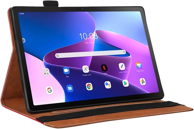 Case for Lenovo Tab M10 Plus (2020 2nd Gen) TB-X606F / TB-X606X 10.3 Multi-Angle Cover Built in Pocket PU Leather Stand Case with Multi-Angle Stand Card Holder for Lenovo M10 Plus 10.3 inch