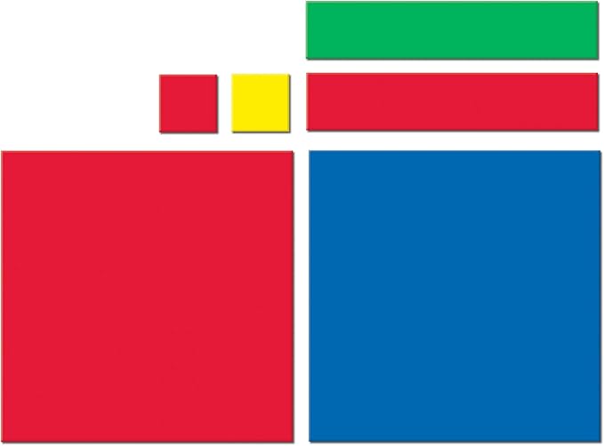 Learning Resources Magnetic Algebra Tiles, Algebraic Math Skills, Magnets for Any Magnetic Surface, 72 Piece Set, Ages 11+