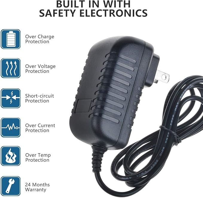 AC Adapter Charger Compatible with Wilson Electronics Cell Phone Booster AF1806-B Power Cord