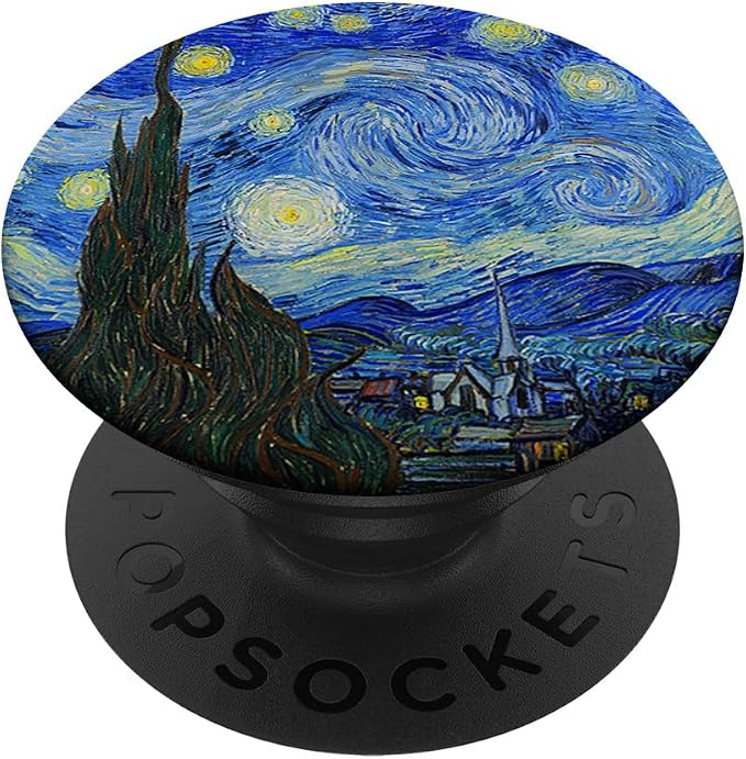 Van Gogh Starry Night Art Painters Designs for Artists PopSockets Adhesive PopGrip