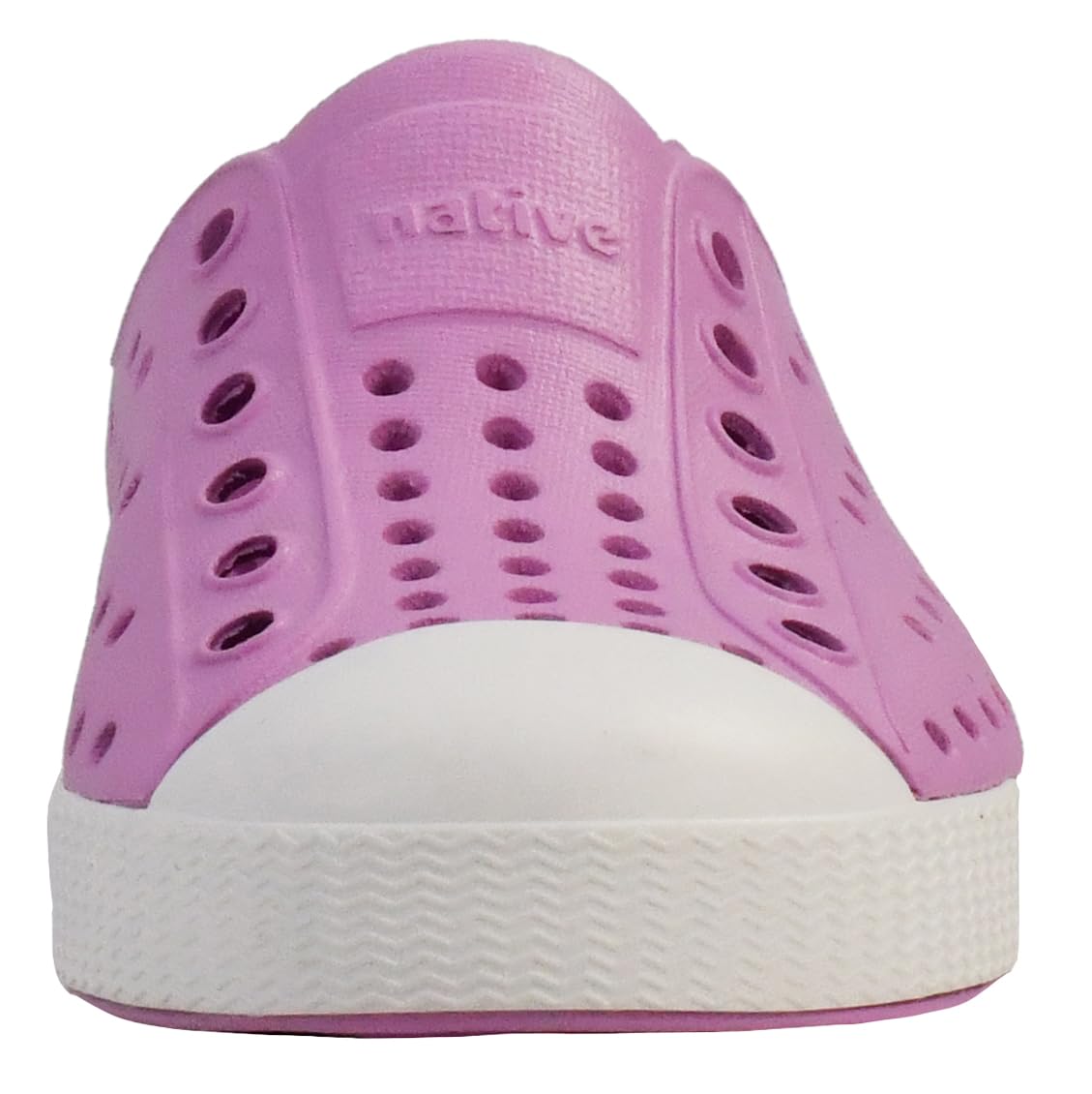 Native Shoes Unisex-Kids Jefferson Sneakers, Chillberry Pink/Shell White, 3 Little Kid