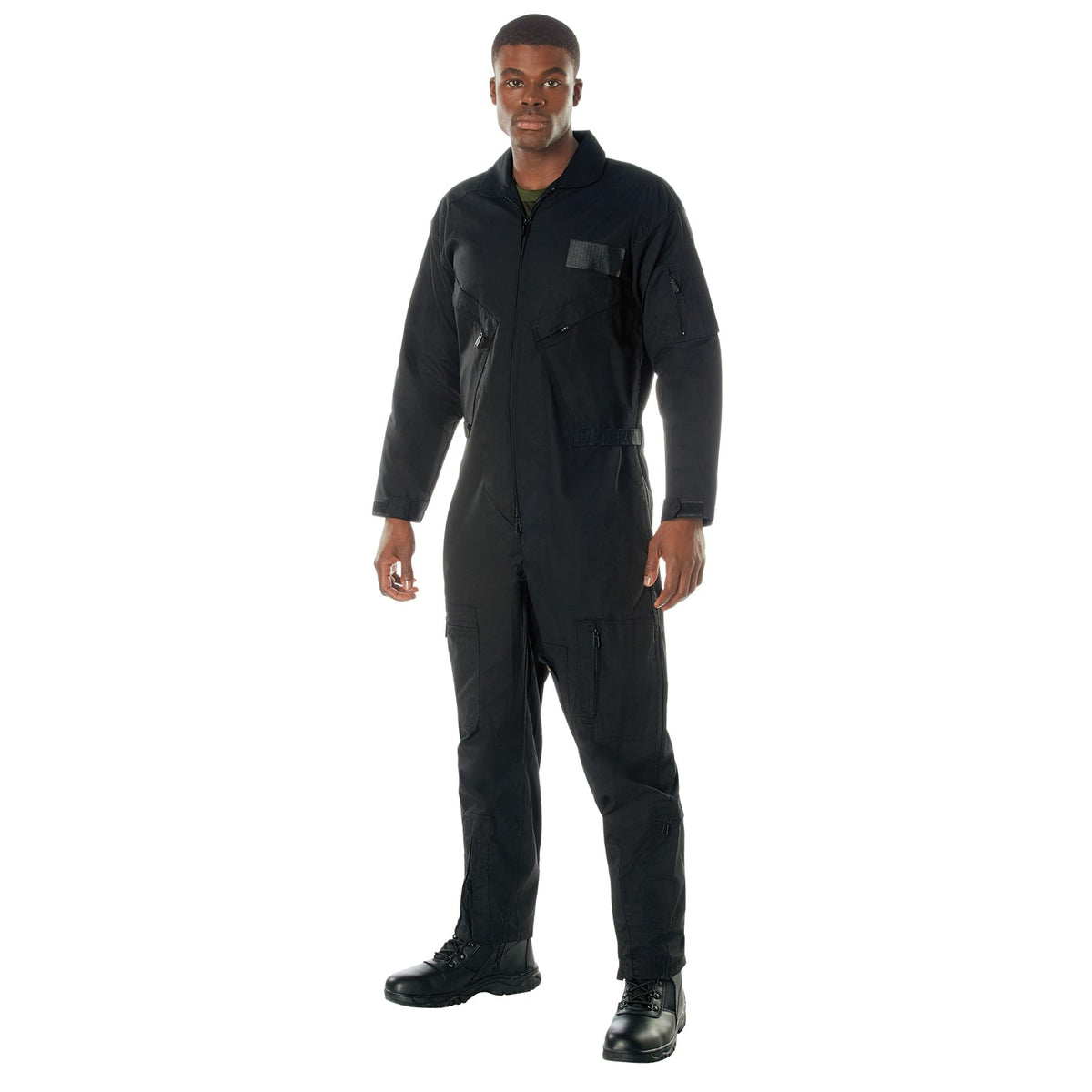 Rothco Flight Coverall, Black, Large