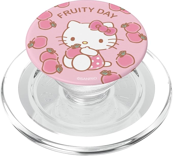 Hello Kitty Pink Apples Fruity Day PopSockets Adhesive PopGrip