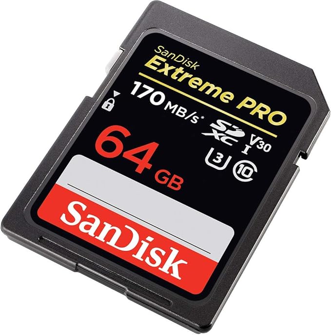 SanDisk Extreme Pro 64GB Memory Card Works with Nikon D5300, D850, D3300, A900, D3400 DSLR Camera SDXC 4K Bundle with (1) Everything But Stromboli 3.0 SD/Micro Reader