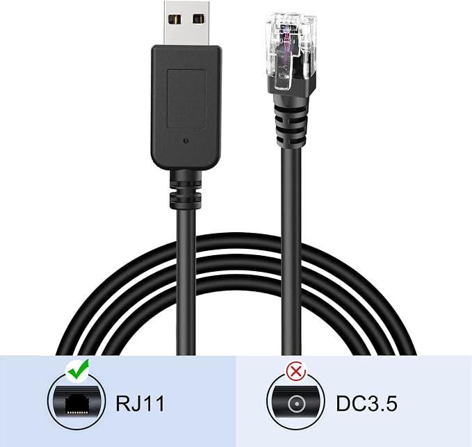 Radar Detector Cable USB to DC3.5 Plug Cablefor Cobra Whistler Escort Valentine One Uniden Beltronics Radar DetectorReplacement Power Cable for Radar Detectors (DC3.5-6.56ft)