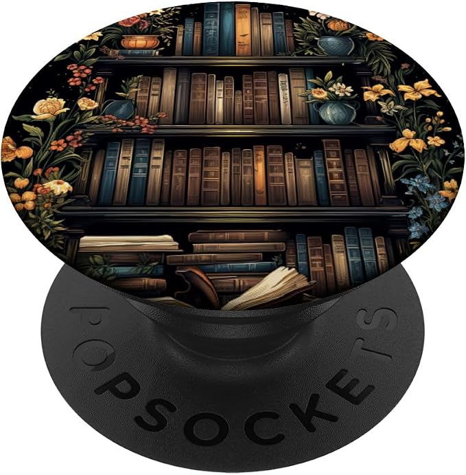 Book Lover Libraries Bookworm Reading Literature Librarian PopSockets PopGrip for MagSafe