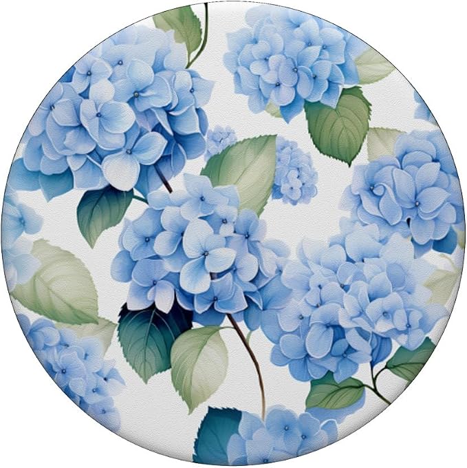 Floral Hydrangeas Flower Lover Tropical Garden PopSockets Adhesive PopGrip
