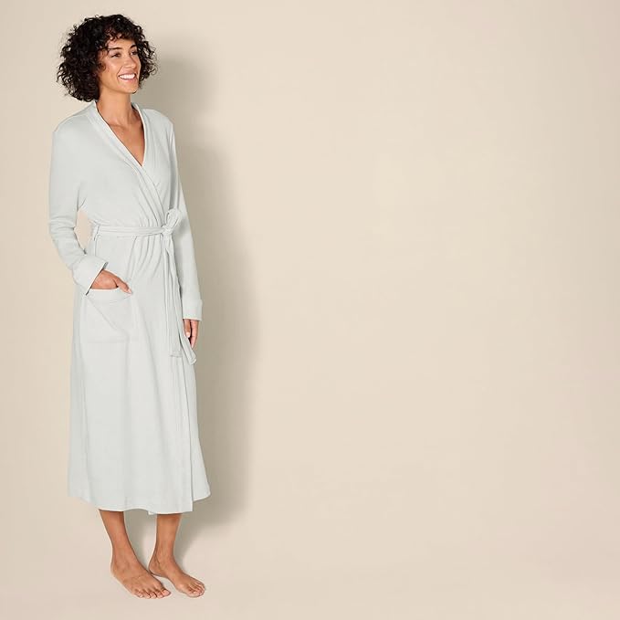 Amazon Essentials Women's Lightweight Waffle Full-Length Robe (Available in Plus Size)