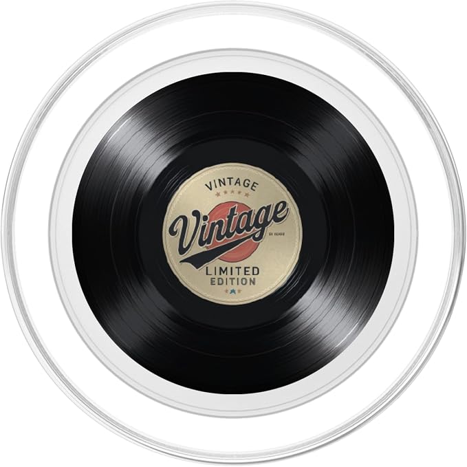 Vinyl Record Player Vinyl Collector Retro Music Lover PopSockets PopGrip for MagSafe