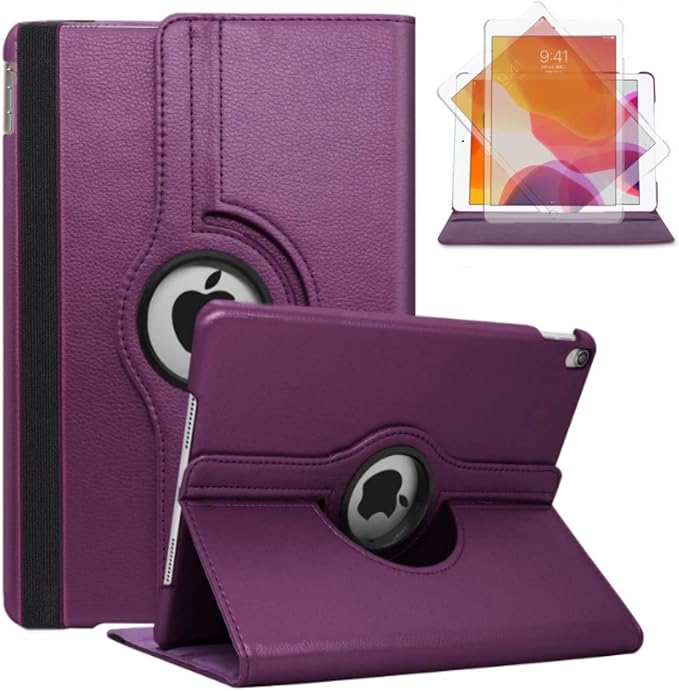 Case for ipad pro 12.9 inch 2nd &amp 1st Generation Old Model 2017/2015 MP6G2LL/A MQDA2LL/A MPLL2LL/A ML0F2LL/A ML3K2LL/A ML0N2LL/A ML0R2LL/A with Rotating Stand Auto Sleep/Wake (Blue)