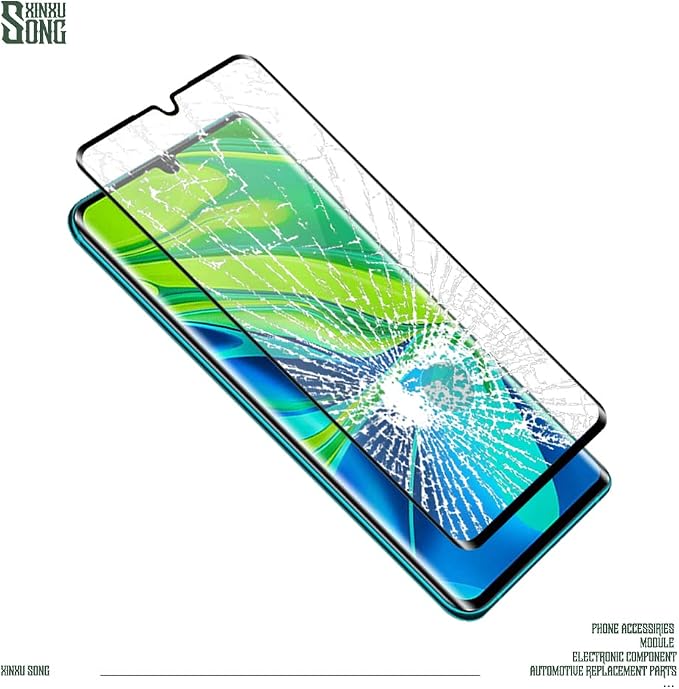 Screen Protector 3 Pack Full Coverage 3D Curved Edge Bubble Free Ultra-Thin Anti-Scratch Shatterproof 9H Hardness Tempered Glass Protective Film For Xiaomi Mi Note 10 / 10 Pro / 10 Lite / Mi CC9 Pro