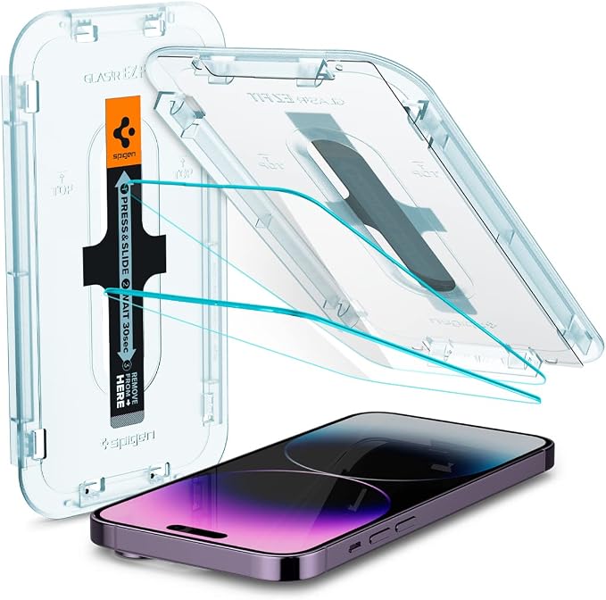 Spigen Tempered Glass Screen Protector [GlasTR EZ FIT] designed for iPhone 11 / iPhone XR [6.1 inch] [Case Friendly] - 2 Pack