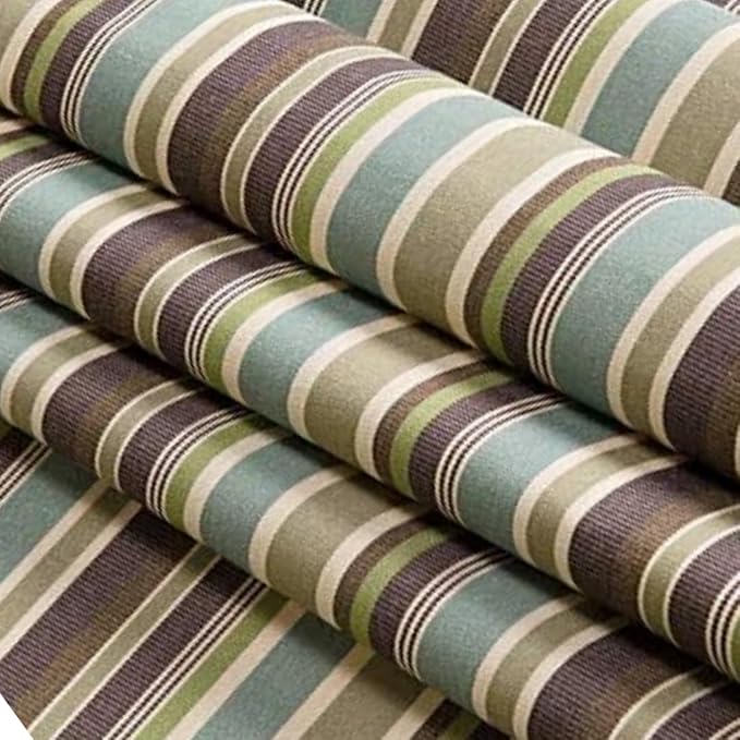 RSH DECOR: Sunbrella Square Throw Pillows Set of 4 | 20" x 20" | Water and Fade-Resistant Performance Fabric | Outdoor Pillow Covers with Down-Alternative Inserts | Brannon Whisper