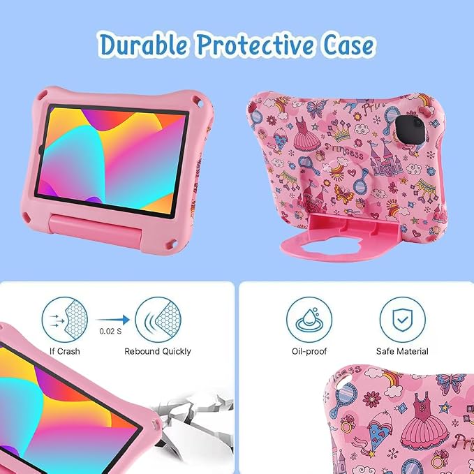 Dinosaur REVVL Tab 5G 2023 10.36 inch Case for Kid Boy Light EVA Kids Friendly Tablet Cover with Handle Kickstand Kid-Pro Shockproof Full Cover Boy's Gift (KL)