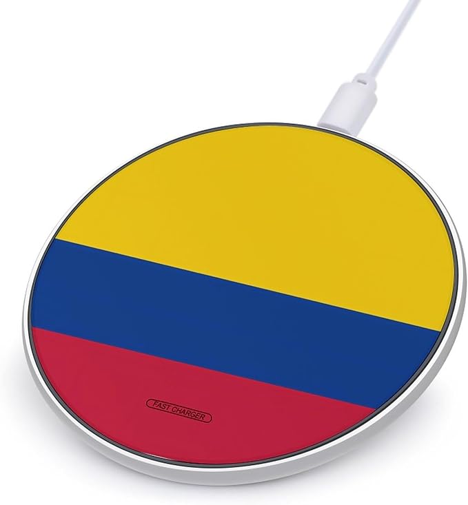 Colombian Flag Wireless Charger Portable Charging Pad | LightweightAll Smartphone