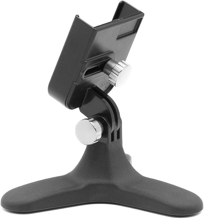 WeatherTech DeskFone - Universal Desktop Cell Phone Holder (Black Metal Knobs)