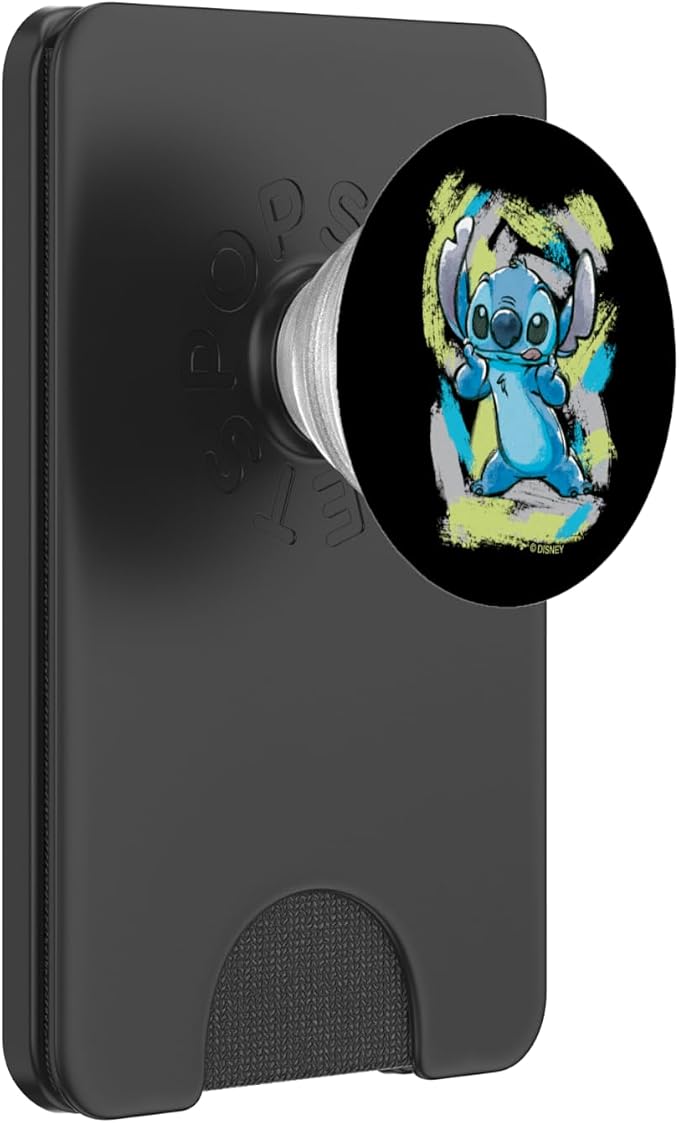 Disney Lilo and Stitch Watercolor Brushstrokes PopSockets Adhesive PopGrip