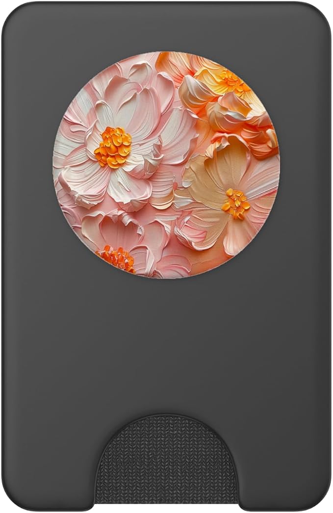 Blossom Nature Oil Painting Flowers PopSockets PopGrip for MagSafe