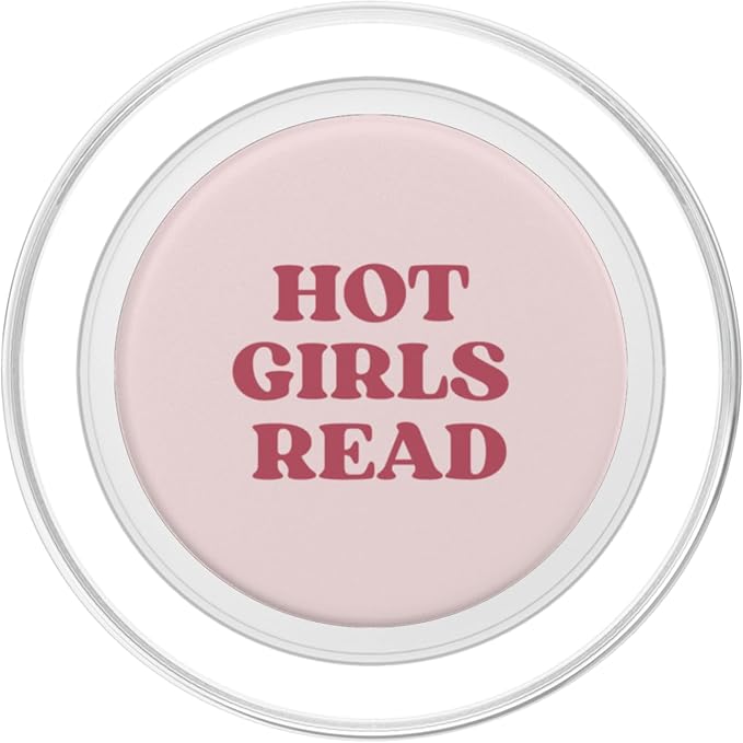 Artsthetic Collection: Bookish Hot Girls Read PopSockets MagSafe PopGrip for iPhone 12 13 14 - Pink
