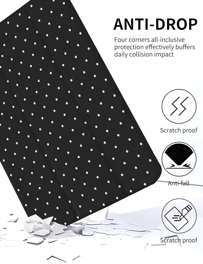 Case for iPad 9th/ 8th/ 7th Generation Case 10.2&amp10.5 Inch (2021/2020/2019 Release) Slim Lightweight Soft Trifold Back Cover with Pencil Holder &amp Auto Sleep/Wake CoverBeige Checkered
