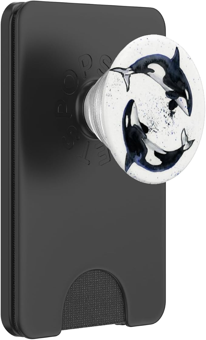 Orcas Rescue I Love Orcas Killer Whale Activist PopSockets Adhesive PopGrip
