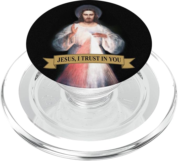 Divine Mercy Jesus I Trust in You PopSockets Adhesive PopGrip
