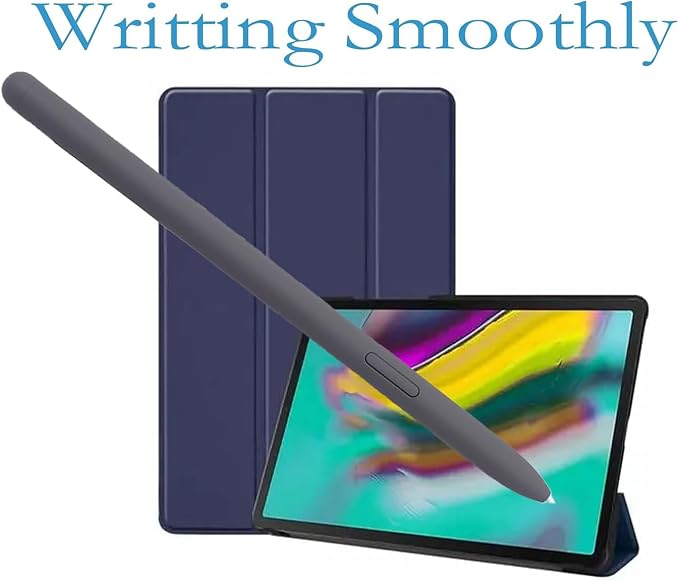 Grey Galaxy Tab S9 FE Stylus S Pen for Samsung Galaxy Tab S9 FE Stylus Pen Replacement with 5 Tips for Samsung Galaxy Tab S9 FE S Pen with Eject Pin