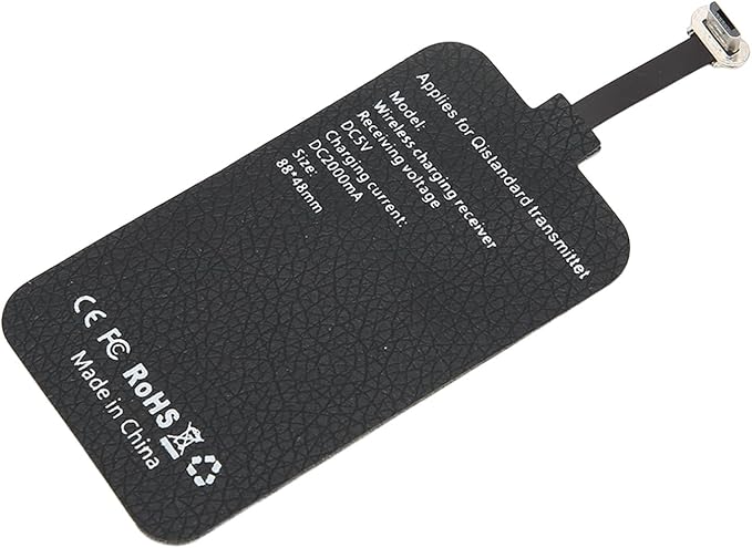 Phone Wireless Charger Receiver Metal Interface Protection 10W Module Patch 5V 2A Charging Chip for Micro USB Reverse Interface Phones