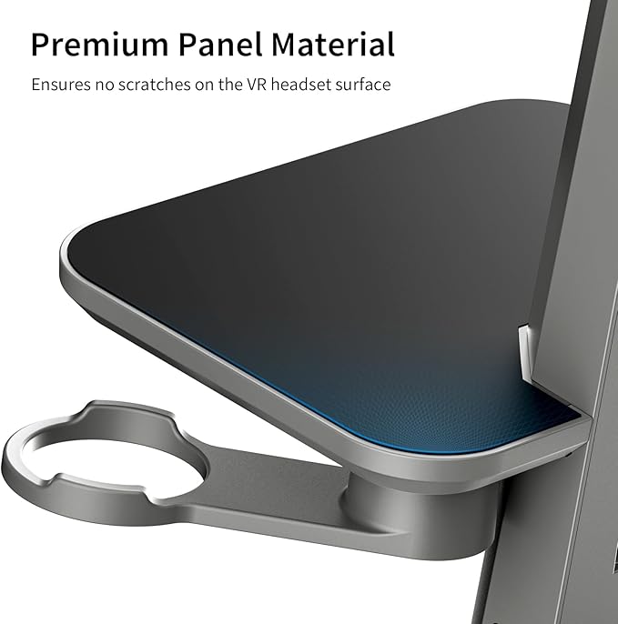 ANNAPRO CD1 Charging Dock for Meta Quest 3S/3, Quest 2, Retractable Charging Cable to Charge VR Headset, RGB Charging Station Accessories Compatible with Elite Strap and Controllers