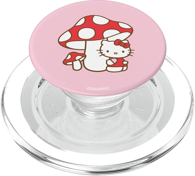 Hello Kitty Spring Mushroom PopSockets PopGrip: Swappable Grip for Phones &amp Tablets