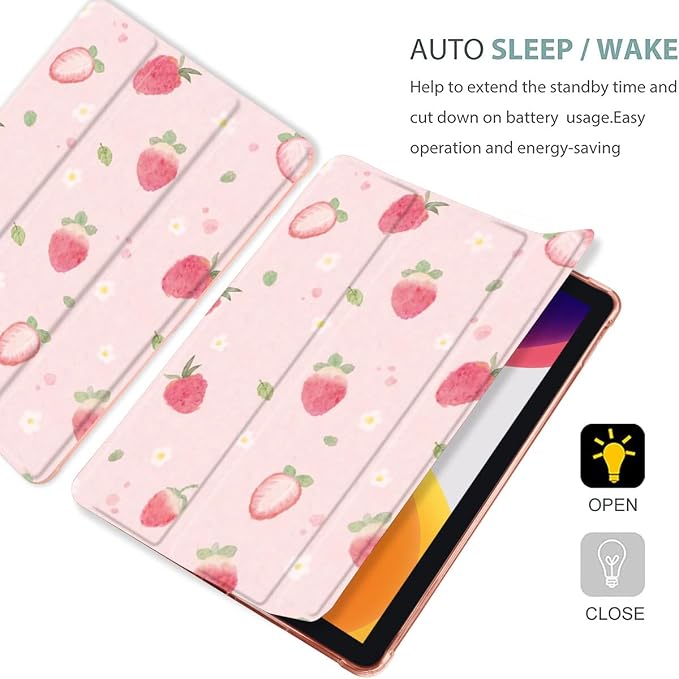 Colorful Cat Case for iPad mini 7 A17/mini 6 | Cute Design Cover for iPad Mini 7th 2024 / 6th 2021 8.3 with Pencil HolderBlue Leather Shell Trifold Stand Auto Sleep/Wake