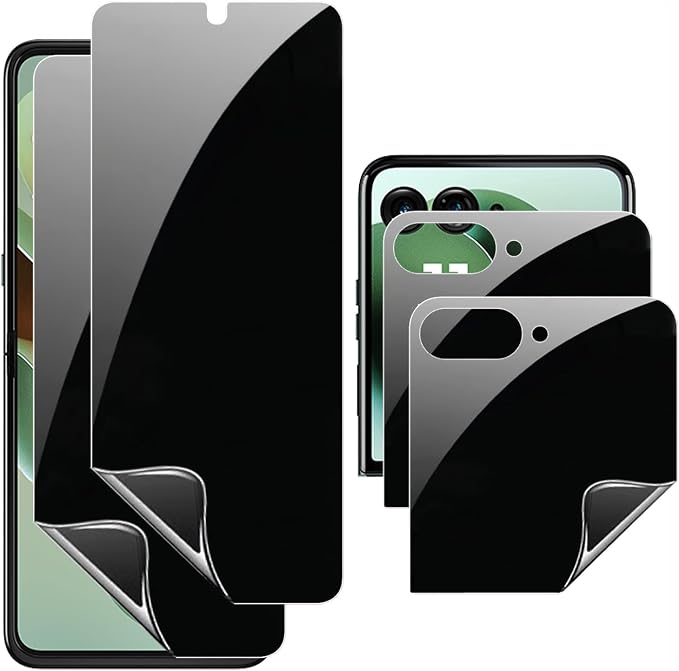 2 Pack for Motorola Moto Razr Ultra 2026 2025 / Moto Razr Plus 2026 2025 Privacy Screen Protector Anti spy Inner + Outer Film