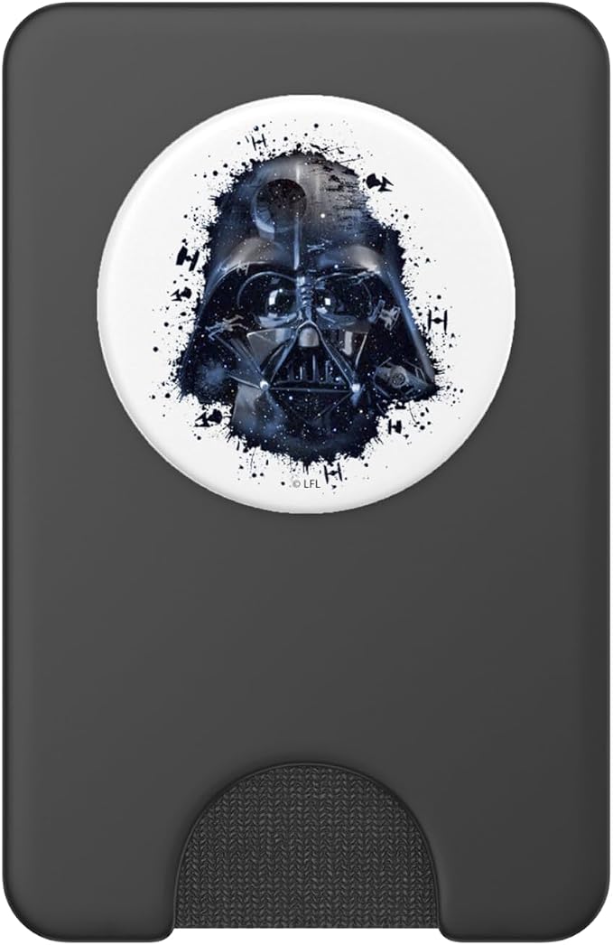 Star Wars Darth Vader Splatter Galaxy Helmet PopSockets Adhesive PopGrip