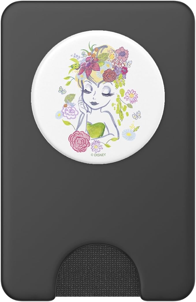 Disney Peter Pan Floral Illustrated Tinkerbell PopSockets Adhesive PopGrip