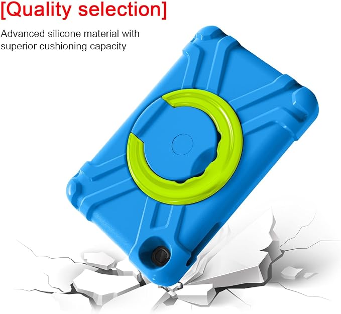 AKABEILA Compatible with Amazon Fire HD 8 2020/2022 Tablet Case，Rugged Kids Case with Stand Lightweight Shockproof Kids Friendly Tablet Cover Black